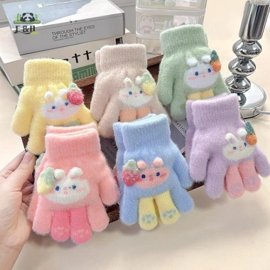 Găng Tay Dệt Kim Dễ Thương 1-5 Tuổi - Ấm Áp, Chống Gió, Full Ngón Mùa Đông Găng Tay Dệt Kim Dễ Thương 1-5 Tuổi - Ấm Áp, Chống Gió, Full Ngón Mùa Đông