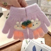 Găng Tay Dệt Kim Dễ Thương 1-5 Tuổi - Ấm Áp, Chống Gió, Full Ngón Mùa Đông 7