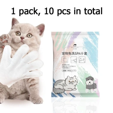 Găng Tay Dùng Một Lần Cho Thú Cưng – Khăn Ướt Kháng Khuẩn, Chống Ngứa, Làm Sạch Tóc – 182.430₫ 10
