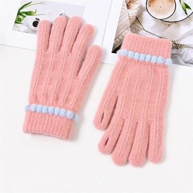 Găng tay full ngón HYCEO mùa đông ấm áp, cảm ứng, đàn co giãn dệt kim nữ - 60,480₫ 3