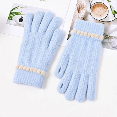 Găng tay full ngón HYCEO mùa đông ấm áp, cảm ứng, đàn co giãn dệt kim nữ - 60,480₫ 4
