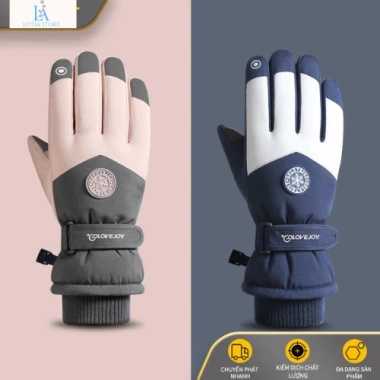 Găng Tay Giữ Ấm Chống Lạnh, Chống Nước, Chống Trượt, Màn Hình Cảm Ứng GT03 - 115.000₫