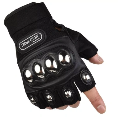 Găng Tay Half Finger Vỏ Thép Xe Máy Thể Dục - Bảo Vệ Khi Đạp Xe Ngoài Trời, Giảm 20%