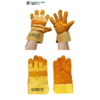 Găng tay hàn vàng Berrylion vải da độn - Chịu nhiệt, giảm giá 75.000đ 8