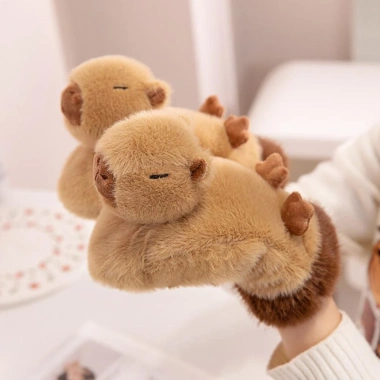 Găng tay HYCEO Capybara mùa đông dày chống gió - Thiết kế sang trọng, họa tiết động vật - 183.600₫ 5