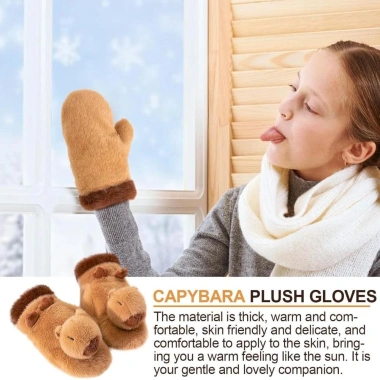 Găng tay HYCEO Capybara mùa đông dày chống gió - Thiết kế sang trọng, họa tiết động vật - 183.600₫ 6