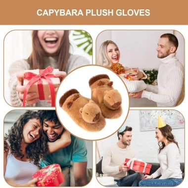Găng tay HYCEO Capybara mùa đông dày chống gió - Thiết kế sang trọng, họa tiết động vật - 183.600₫ 9