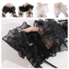 Găng Tay Không Ngón Gothic Đen Trắng và Vòng Tay Ren Co Giãn Dễ Thương Phụ Kiện Cosplay Giá 112.200 VND 6