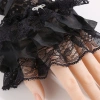 Găng Tay Không Ngón Gothic Đen Trắng và Vòng Tay Ren Co Giãn Dễ Thương Phụ Kiện Cosplay Giá 112.200 VND 7