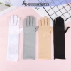 Găng tay lái xe nữ co giãn chống UV thoáng khí mỏng mùa xuân hè Onetimingfine 2