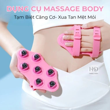 Găng Tay Lăn Massage Đa Năng Giảm Mỏi, Kích Thích Tuần Hoàn Máu Giá 34.000đ