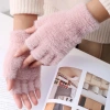 Găng Tay Len Hở Ngón Giữ Ấm Nam Nữ – Siêu Mềm, Thời Trang, Giá 50.261 VND 3