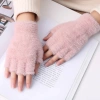 Găng Tay Len Hở Ngón Giữ Ấm Nam Nữ – Siêu Mềm, Thời Trang, Giá 50.261 VND 8
