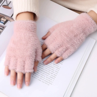 Găng Tay Len Hở Ngón Giữ Ấm Nam Nữ – Siêu Mềm, Thời Trang, Giá 50.261 VND