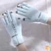 Găng tay len nữ ấm áp mùa thu đông, có lỗ màn hình cảm ứng, giảm giá 45.100₫ 5
