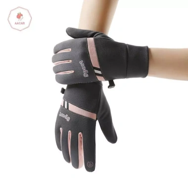 Găng tay lót lông cừu ấm, chống gió nước, cảm ứng, thích hợp đi xe đạp, trượt tuyết - giảm 21% 6
