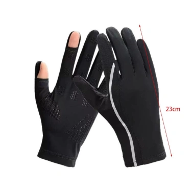 Găng tay lụa băng HYCEO chống nắng, thoáng khí, UV, cảm ứng, chống trượt, đàn hồi cao cho lái xe mùa hè