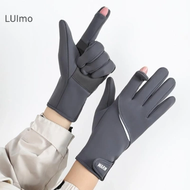 Găng Tay Luimo Ấm Áp Mùa Đông Nam Nữ – Cảm Ứng, Chống Thấm Nước, SBS, Phù Hợp Đi Bộ, Trượt Tuyết, Câu Cá, Xe Đạp