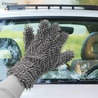 Găng Tay Microfiber Chống Thấm Nước - Wash Mitt Mềm, Dày, Tự Động Rửa Xe 1PC
