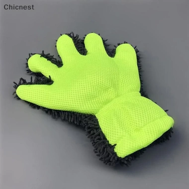Găng Tay Microfiber Chống Thấm Nước - Wash Mitt Mềm, Dày, Tự Động Rửa Xe 1PC