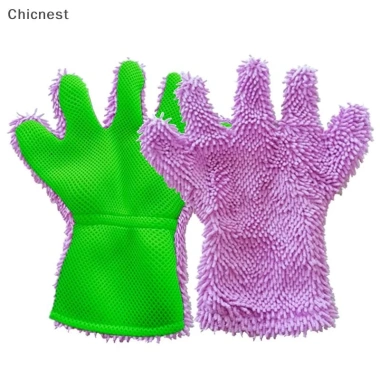 Găng Tay Microfiber Chống Thấm Nước - Wash Mitt Mềm, Dày, Tự Động Rửa Xe 1PC