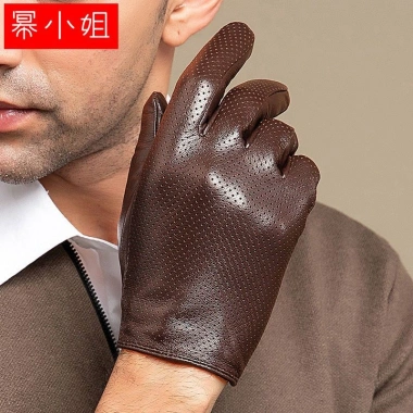 Găng tay nam da thật cừu mỏng, phù hợp mùa xuân thu, chạm màn hình cảm ứng, tiện cho lái xe máy, giá 253.597đ