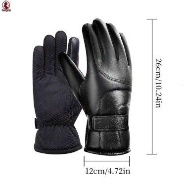 Găng tay nam ngoài trời ấm áp, chống gió - Xe máy, xe đạp, chạy bộ - Giá 78.084₫