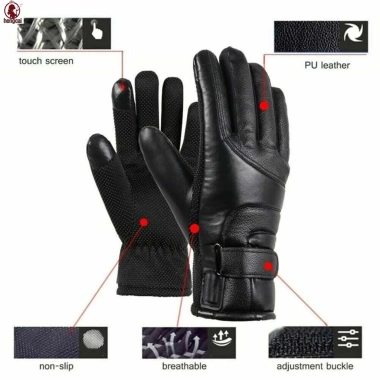 Găng tay nam ngoài trời ấm áp, chống gió - Xe máy, xe đạp, chạy bộ - Giá 78.084₫