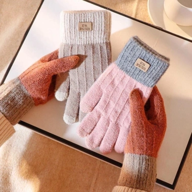 Găng tay nữ GOLOVE len mềm mịn ấm áp, combo 3 đôi mùa Thu Đông - Giá chỉ 36.000đ 4