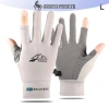 Găng Tay Nữ Ice Silk Mỏng Chống Tia Cực Tím Sương, Cảm Ứng Lái Xe, Thoáng Khí VN 4