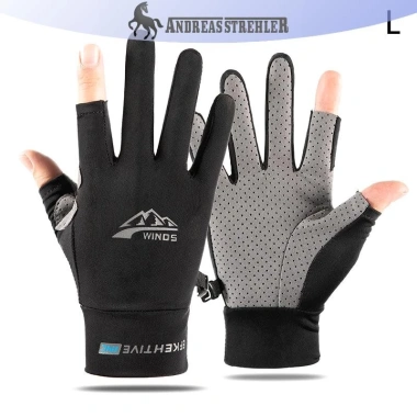 Găng Tay Nữ Ice Silk Mỏng Chống Tia Cực Tím Sương, Cảm Ứng Lái Xe, Thoáng Khí VN 6