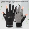 Găng Tay Nữ Mùa Hè Ice Silk SBS – Chống UV, Cảm Ứng, Lái Xe An Toàn, Thoáng Khí 2