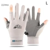 Găng Tay Nữ Mùa Hè Ice Silk SBS – Chống UV, Cảm Ứng, Lái Xe An Toàn, Thoáng Khí 4