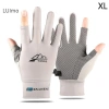Găng Tay Nữ Mùa Hè Ice Silk SBS – Chống UV, Cảm Ứng, Lái Xe An Toàn, Thoáng Khí 8