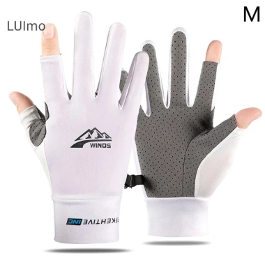 Găng Tay Nữ Mùa Hè Ice Silk SBS – Chống UV, Cảm Ứng, Lái Xe An Toàn, Thoáng Khí