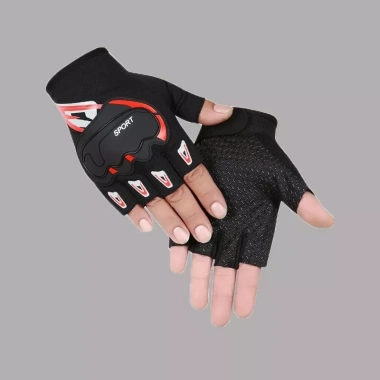Găng Tay Nửa Ngón Nam Ngoài Trời - Địa Hình, Xe Đạp, Xe Máy, Chống Trơn Trượt, Chống Mài Mòn 81.988₫