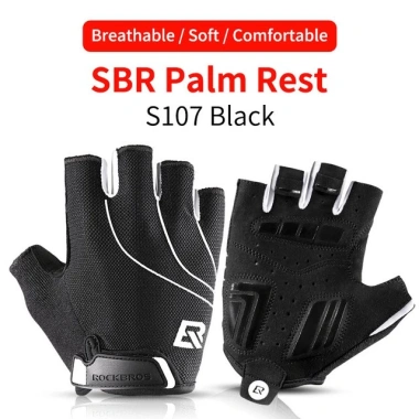 Găng tay nửa ngón ROCKBROS - Thoáng khí, chống trượt, hấp thụ sốc, xe đạp leo núi 2 Găng tay nửa ngón ROCKBROS - Thoáng khí, chống trượt, hấp thụ sốc, xe đạp leo núi 2