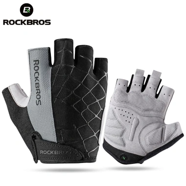 Găng tay nửa ngón ROCKBROS - Thoáng khí, chống trượt, hấp thụ sốc, xe đạp leo núi 3 Găng tay nửa ngón ROCKBROS - Thoáng khí, chống trượt, hấp thụ sốc, xe đạp leo núi 3