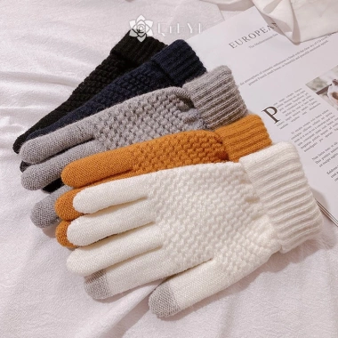 Găng tay QrhYK giữ ấm, cảm ứng màn hình, chống thấm, phù hợp mùa lạnh - 50.436 VND 5