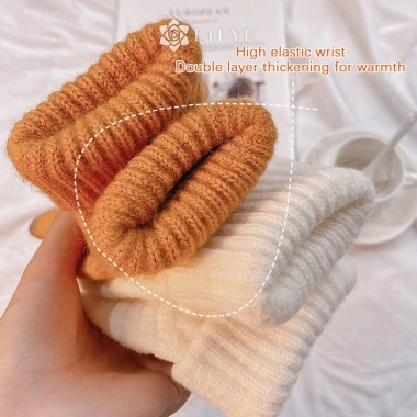 Găng tay QrhYK giữ ấm, cảm ứng màn hình, chống thấm, phù hợp mùa lạnh - 50.436 VND 6