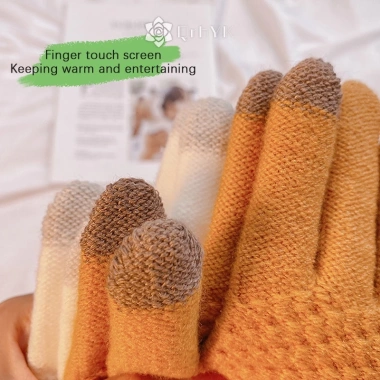 Găng tay QrhYK giữ ấm, cảm ứng màn hình, chống thấm, phù hợp mùa lạnh - 50.436 VND 7