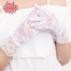 Găng tay ren ngắn cổ điển nữ, Derby Tea Party, cưới, hoa lạ mắt 4