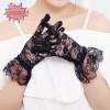 Găng tay ren ngắn cổ điển nữ, Derby Tea Party, cưới, hoa lạ mắt 7