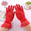 Găng tay ren ngắn cổ điển nữ, Derby Tea Party, cưới, hoa lạ mắt 8