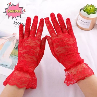 Găng tay ren ngắn cổ điển nữ, Derby Tea Party, cưới, hoa lạ mắt 8 Găng tay ren ngắn cổ điển nữ, Derby Tea Party, cưới, hoa lạ mắt 8