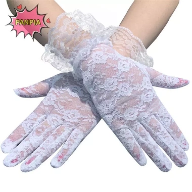 Găng tay ren ngắn cổ điển nữ, Derby Tea Party, cưới, hoa lạ mắt 11 Găng tay ren ngắn cổ điển nữ, Derby Tea Party, cưới, hoa lạ mắt 11