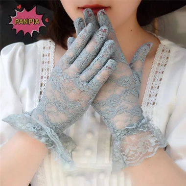 Găng tay ren ngắn cổ điển nữ, Derby Tea Party, cưới, hoa lạ mắt 15 Găng tay ren ngắn cổ điển nữ, Derby Tea Party, cưới, hoa lạ mắt 15