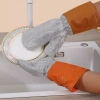 Găng tay rửa chén COFORDOS sợi bạc chống thấm nước, dày dặn, sạch bếp nhanh 3