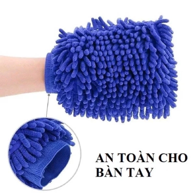 Găng tay rửa ô tô, xe máy 2 mặt tiện lợi - sạch bám bẩn, giá chỉ 17.900₫
