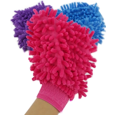 Găng tay rửa ô tô, xe máy microfiber mềm mịn tạo bọt - Giá chỉ 16.900₫